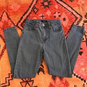 High-Waisted Skinny Jeans